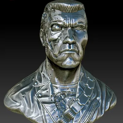 Bust nhân vật Terminator chi tiết và ấn tượng