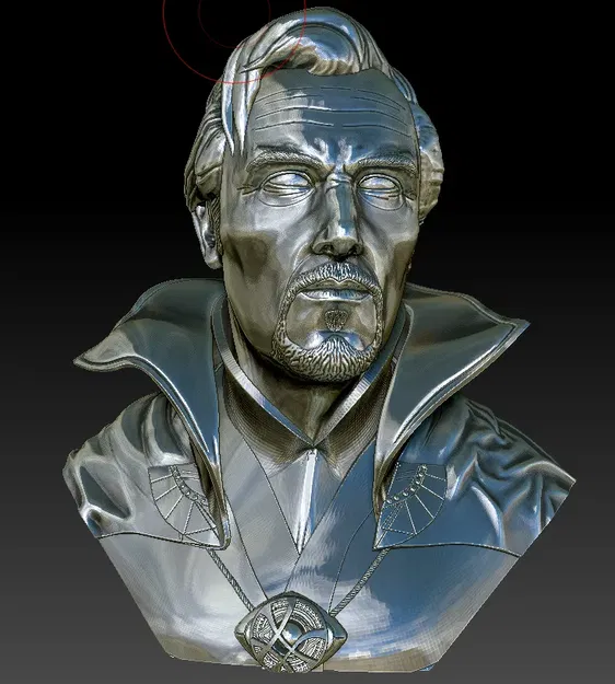 Tượng bán thân Dr Strange nghệ thuật và thiết kế - Image 1