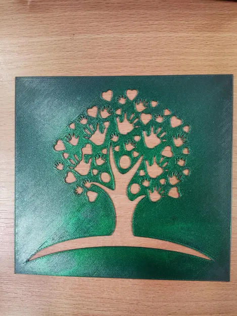 Mẫu khuôn để phun màu lên vải textile - Image 1