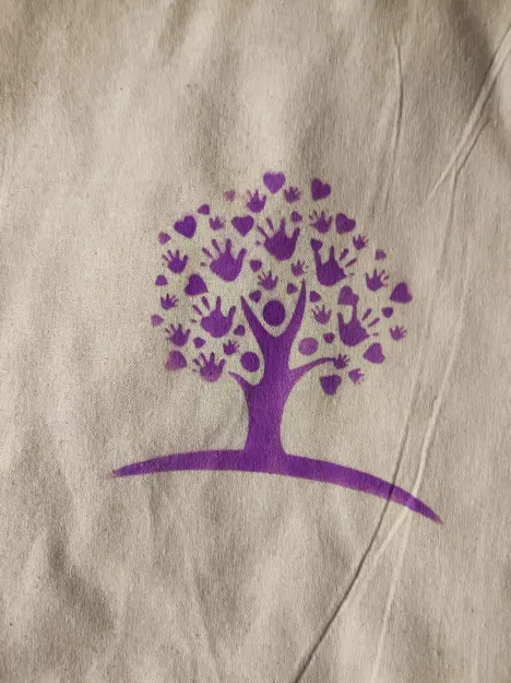 Mẫu khuôn để phun màu lên vải textile - Image 2