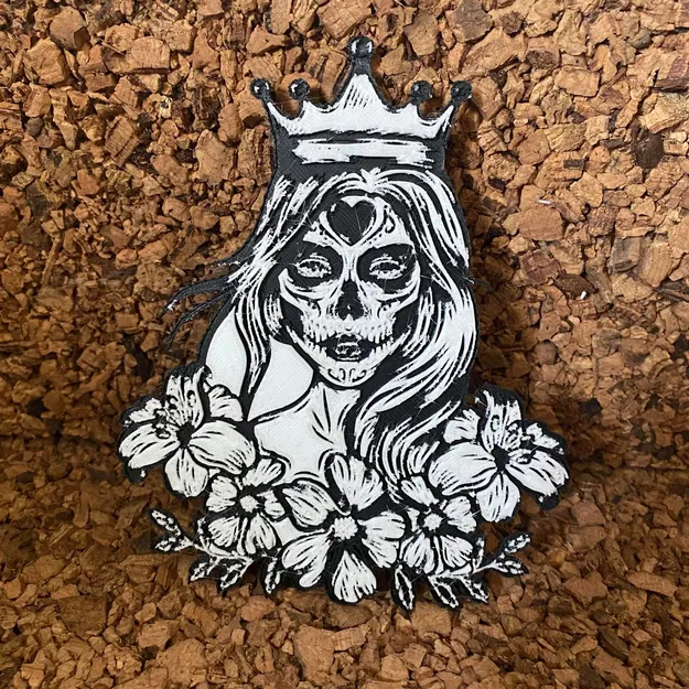 Đầu lâu phụ nữ Hueforge cho mùa Halloween - Image 1