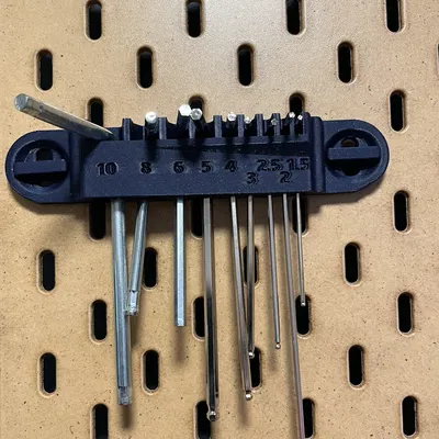 Giá đỡ chìa khóa cờ lê IKEA Skadis với T Clip