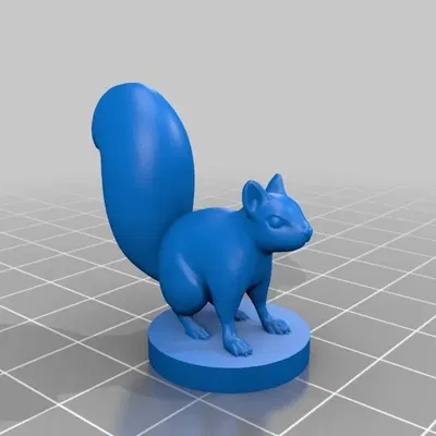 Đồ chơi mô hình sóc dễ thương cho trò chơi ngoài trời