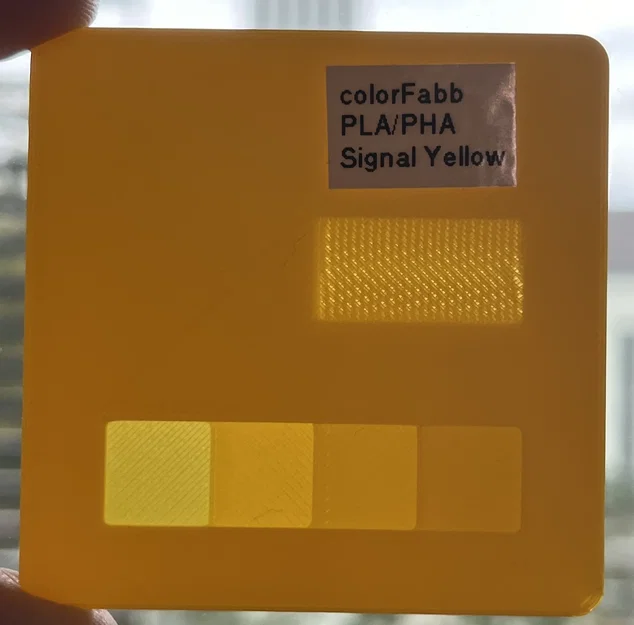 Mẫu màu filament kích thước 6x6 cho máy in 3D - Image 2