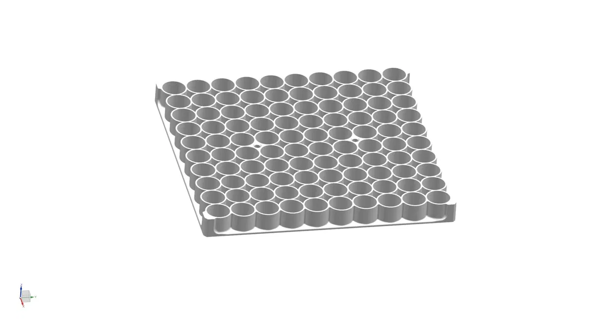 Giỏ chứa 100 pin 18650 cho dự án DIY - Image 1