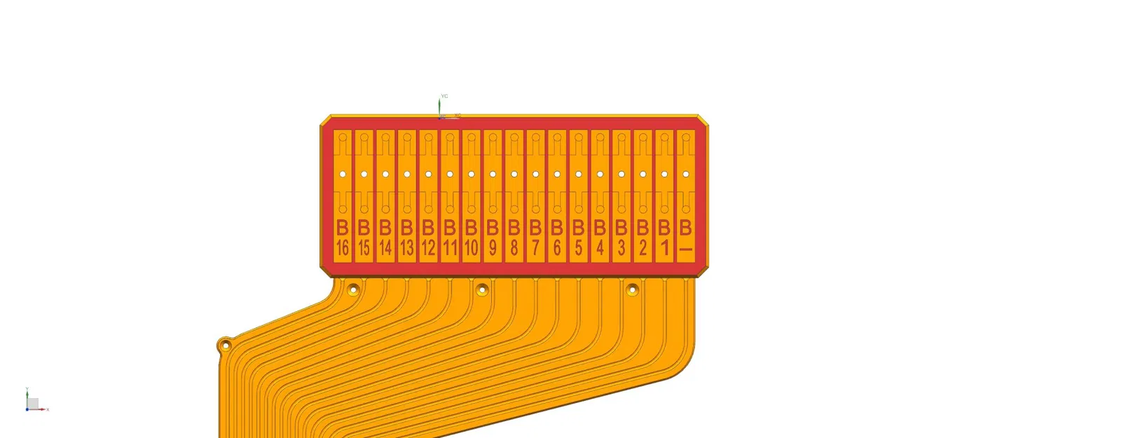 Bảng phân phối BMS cho hệ thống 16s với cầu chì và nắp che - Image 2