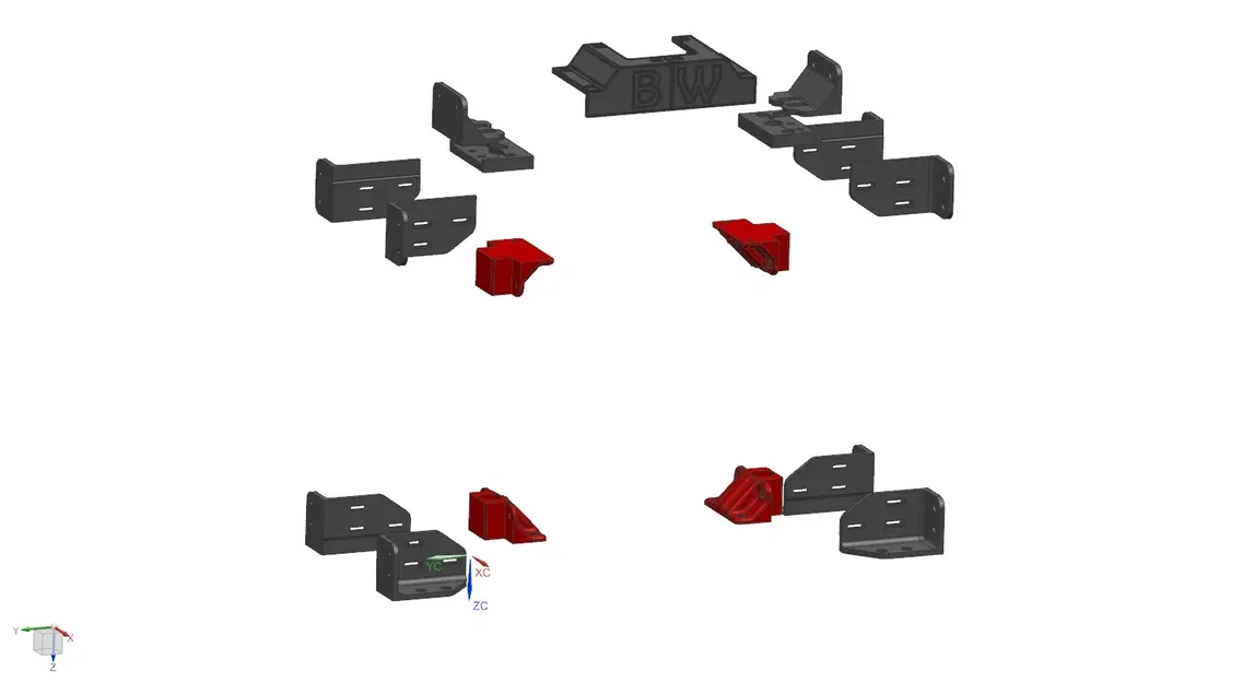 Bộ kit di dời dây đai trục Z cho TEVO Black Widow - Image 1