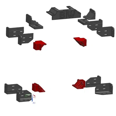 Bộ kit di dời dây đai trục Z cho TEVO Black Widow