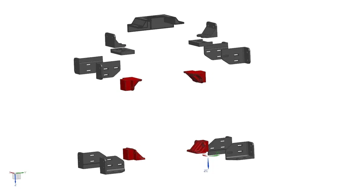 Bộ kit di dời dây đai trục Z cho TEVO Black Widow - Image 2