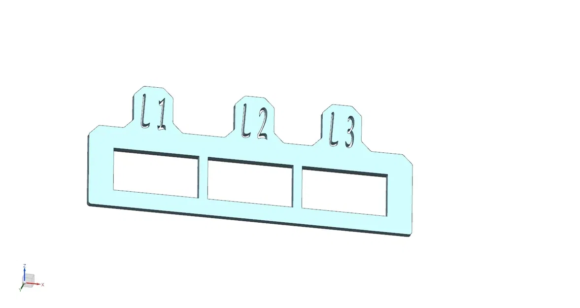 Đồng hồ Volt 4 trong 1 AC 100A lắp âm tường - Image 2