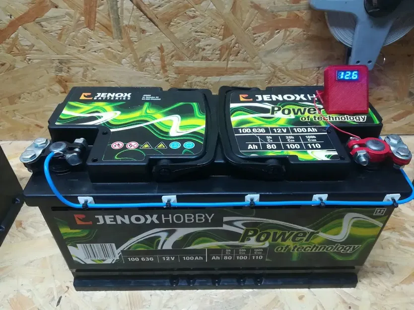 Giá đỡ đồng hồ đo điện áp pin kỹ thuật số - Image 2