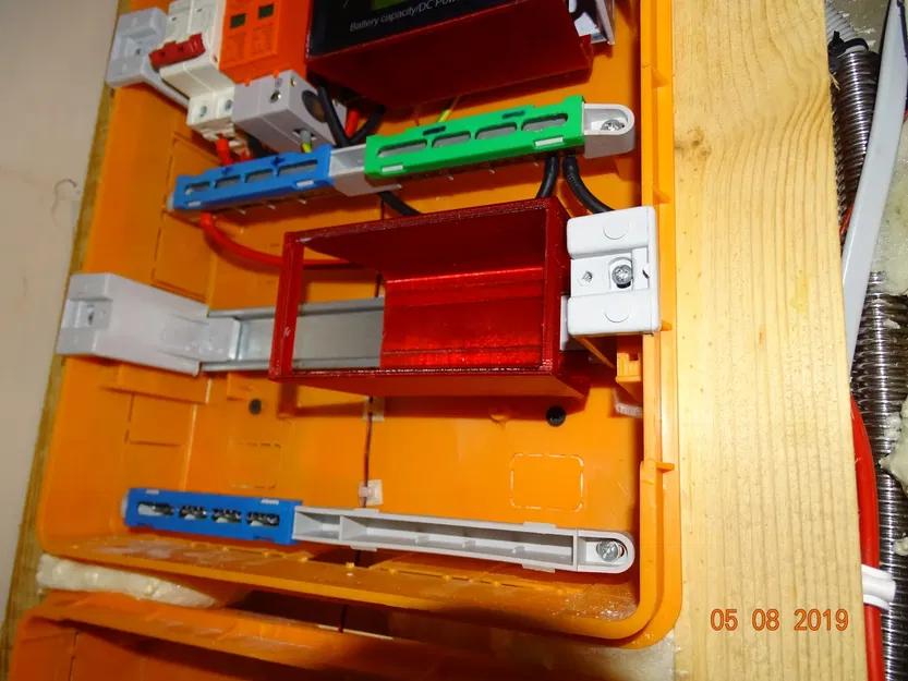 Giá đỡ voltmeter cho ray DIN - Image 2