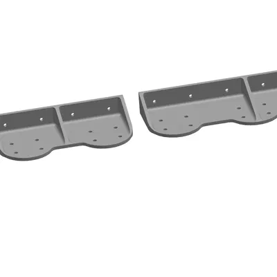 Giá đỡ tường cho bộ lọc nước 10 inch