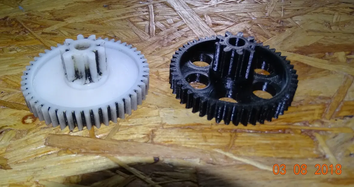 Hộp số bánh răng nhựa cho ô tô điện trẻ em 550 - Image 3