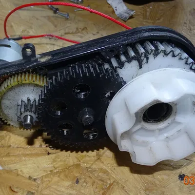 Hộp số bánh răng nhựa cho ô tô điện trẻ em 550