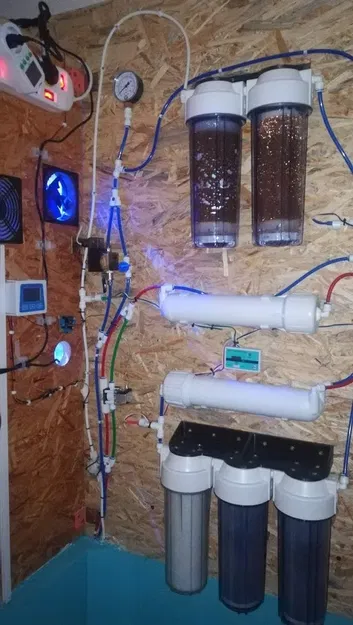 Tay cầm tự động tiếp nước cho bể cá gắn kính - Image 4