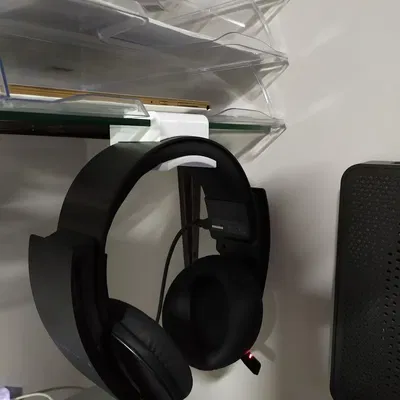 Giá đỡ tai nghe PS3 gắn kính hoặc kệ 5mm