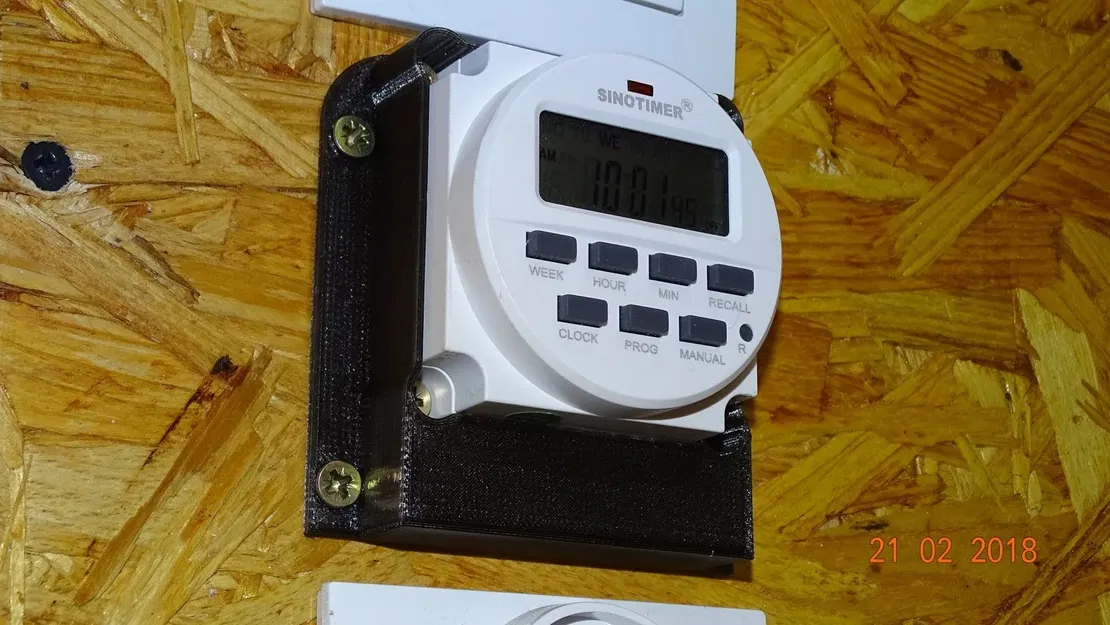 Giá đỡ tường cho bộ hẹn giờ lập trình 12V SINOTIMER TM618H - Image 4