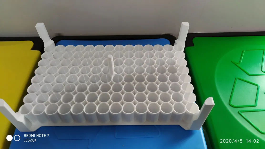 Giỏ đa cấp cho pin 18650 với 112 ô mỗi cấp - Image 2