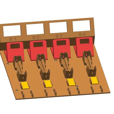 Bảng sạc pin Li-ion 18650 cho 4 vị trí