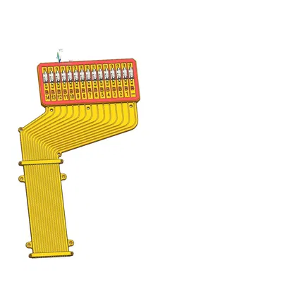 Bộ tổ chức dây cáp gắn tường phẳng cho hệ thống bms 14s