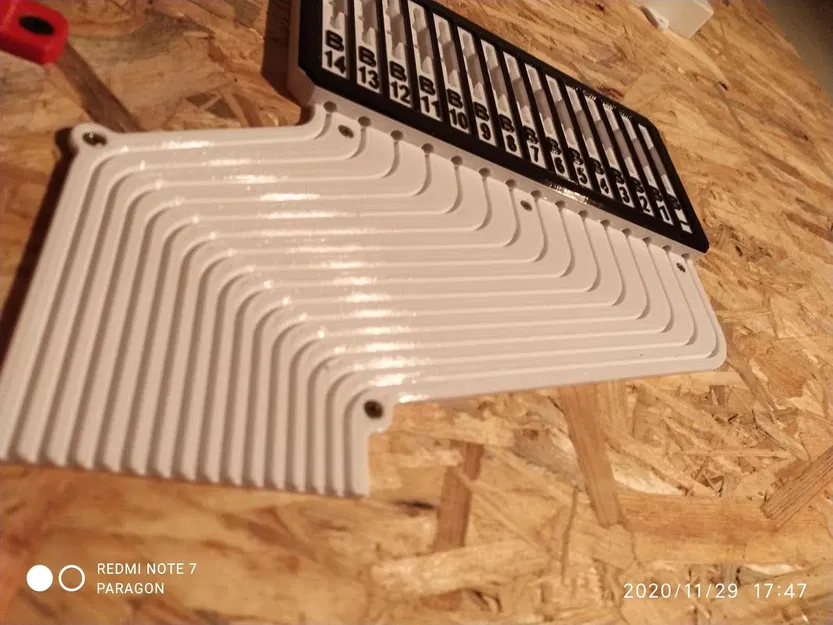 Bộ tổ chức dây cáp gắn tường phẳng cho hệ thống bms 14s - Image 4