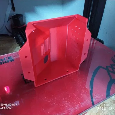 Hộp nguồn 24V Mean Well LRS-150-24 với công tắc và đồng hồ đo