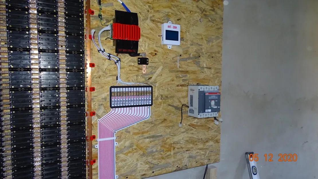 Bộ tổ chức dây cáp gắn tường phẳng cho hệ thống bms 14s - Image 5