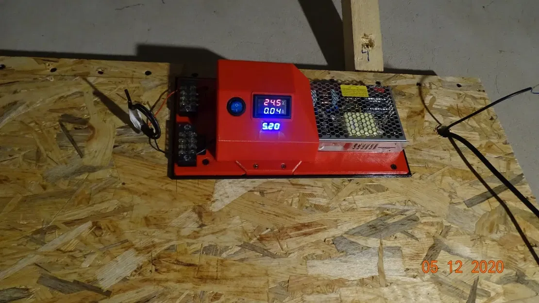 Hộp nguồn 24V Mean Well LRS-150-24 với công tắc và đồng hồ đo - Image 6