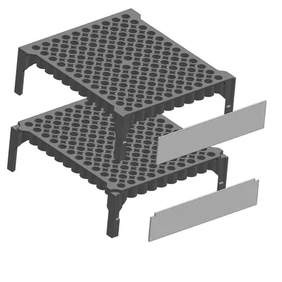 Giỏ đa cấp cho pin 18650 - Phiên bản 2