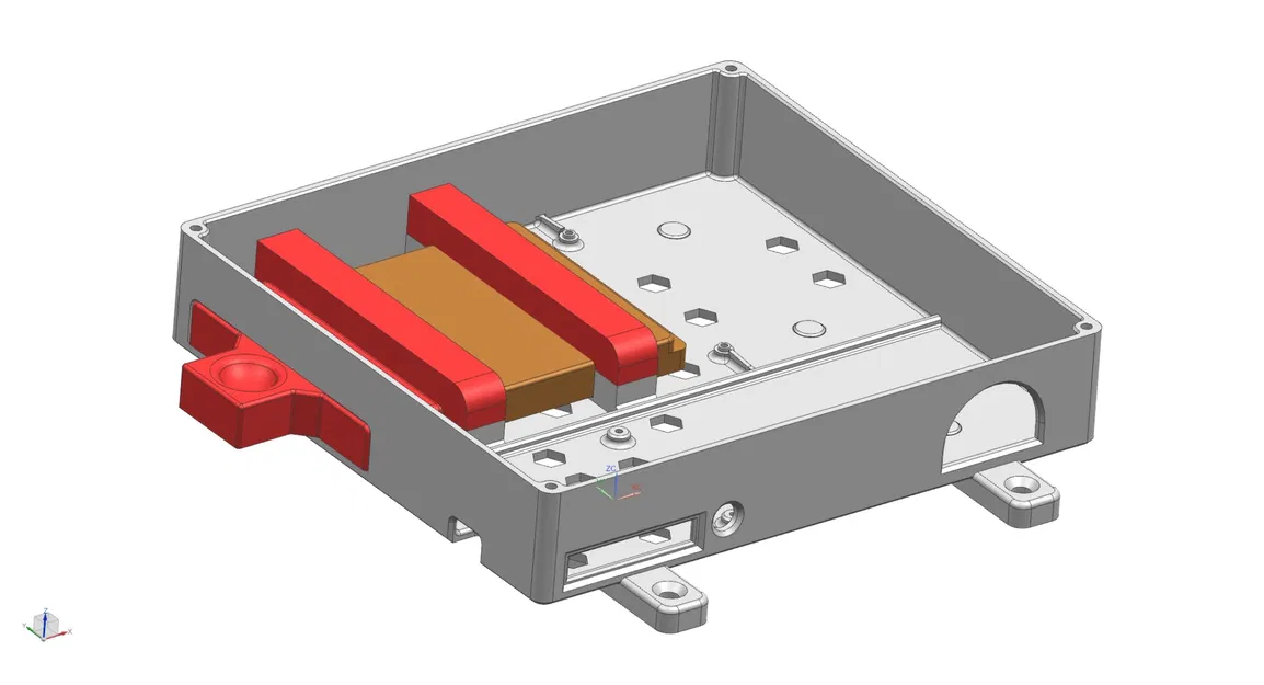 Vỏ hộp cho Raspberry Pi 4B với ổ cứng SATA 2.5 inch - Image 8