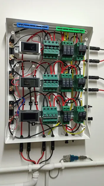 Giá đỡ đồng hồ đo DC cho thanh DIN kèm mặt che - Image 6