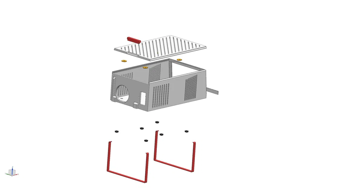 Hộp nguồn cho Riden RD6012 với thiết kế tùy chỉnh 800W - Image 3