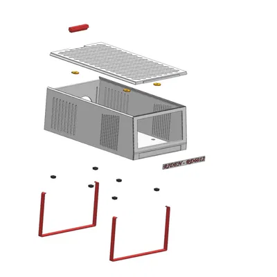 Hộp nguồn cho Riden RD6012 với thiết kế tùy chỉnh 800W