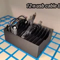 Khay tổ chức cáp USB 12x - gridfinity 3x4 - Thumbnail 1