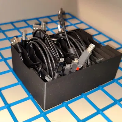 Khay tổ chức cáp USB 12x - gridfinity 3x4