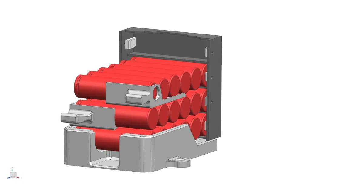 Giá đỡ pin 18650 cho hệ thống PowerWall (Kết nối 6s) - Image 1