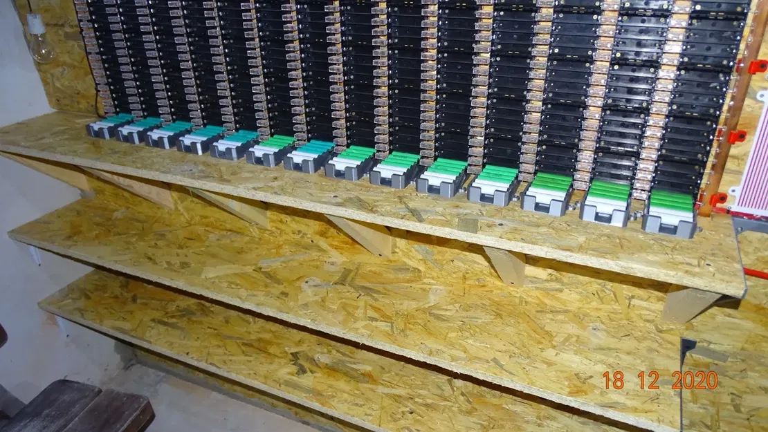 Giá đỡ pin 18650 cho hệ thống PowerWall (Kết nối 6s) - Image 8