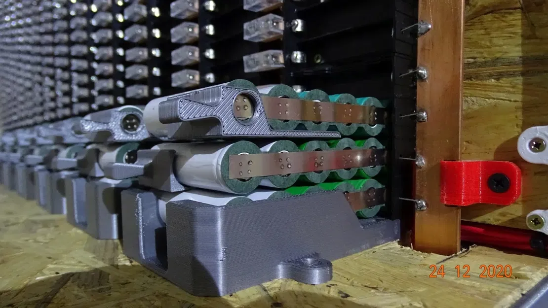 Giá đỡ pin 18650 cho hệ thống PowerWall (Kết nối 6s) - Image 13