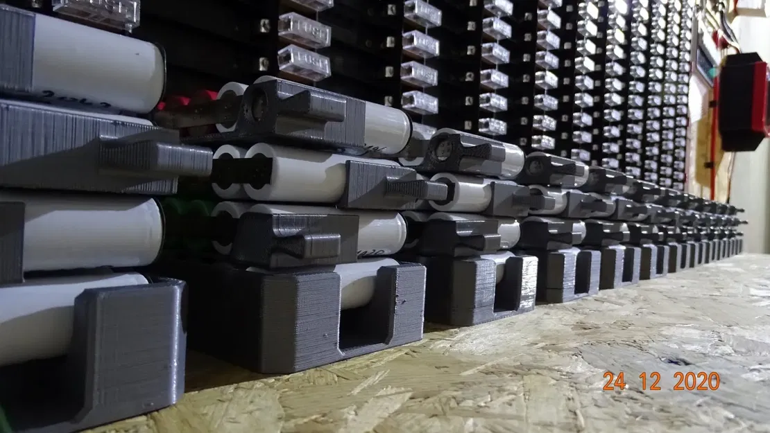 Giá đỡ pin 18650 cho hệ thống PowerWall (Kết nối 6s) - Image 14