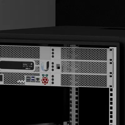 Bảng điều khiển giá đỡ 19" thiết kế hình lục giác