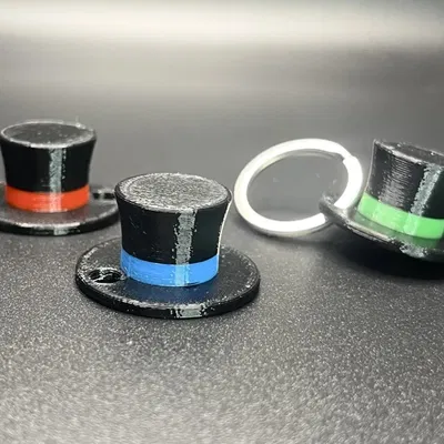 Móc khóa mũ cao bảnh bao cho chìa khóa