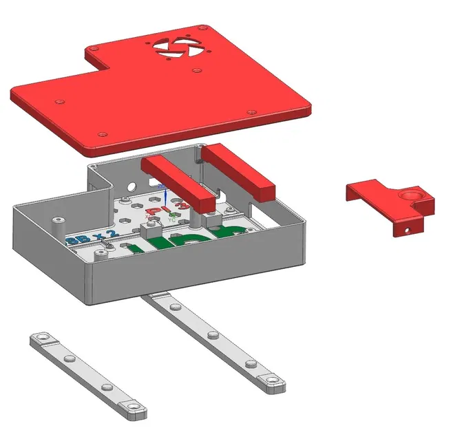 Vỏ cho Raspberry Pi 3B và ổ cứng SATA 2.5 inch - Image 1