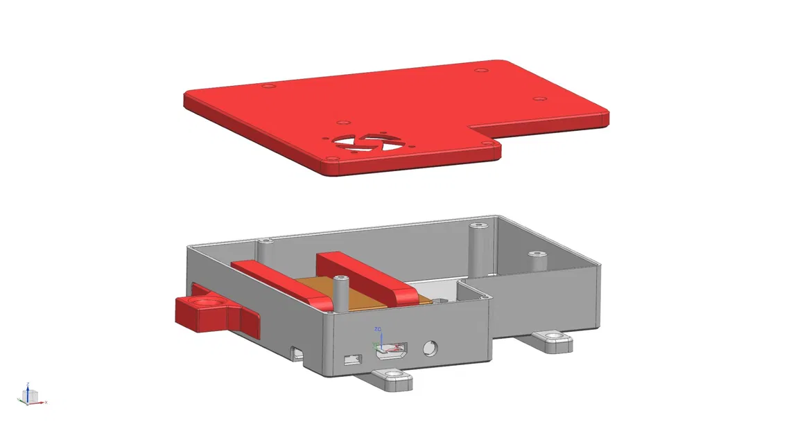 Vỏ cho Raspberry Pi 3B và ổ cứng SATA 2.5 inch - Image 4