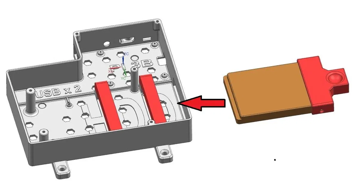 Vỏ cho Raspberry Pi 3B và ổ cứng SATA 2.5 inch - Image 10