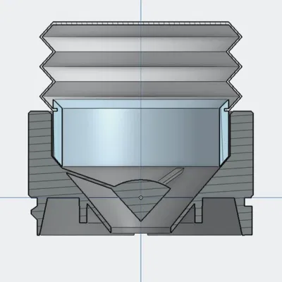 Hopper định lượng đơn cho Baratza Vario/Forte với bellows