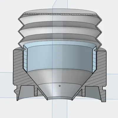 Hopper định lượng đơn cho Baratza Vario/Forte với bellows