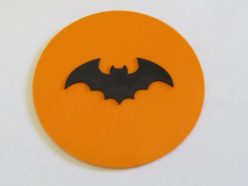 Đèn lithophane hình cảnh Halloween với nắp hình dơi - Image 5