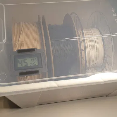 Giá đỡ đồng hồ đo độ ẩm/nhiệt độ cho hộp lưu trữ khô