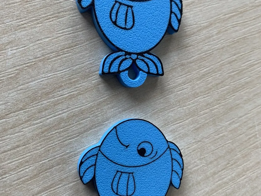 Móc khóa hình cá đa màu sắc cho người yêu thích thủy sản - Image 3